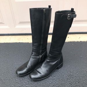 VINTAGE BLACK PRADA SPORT KNEE HIGH BOOTS